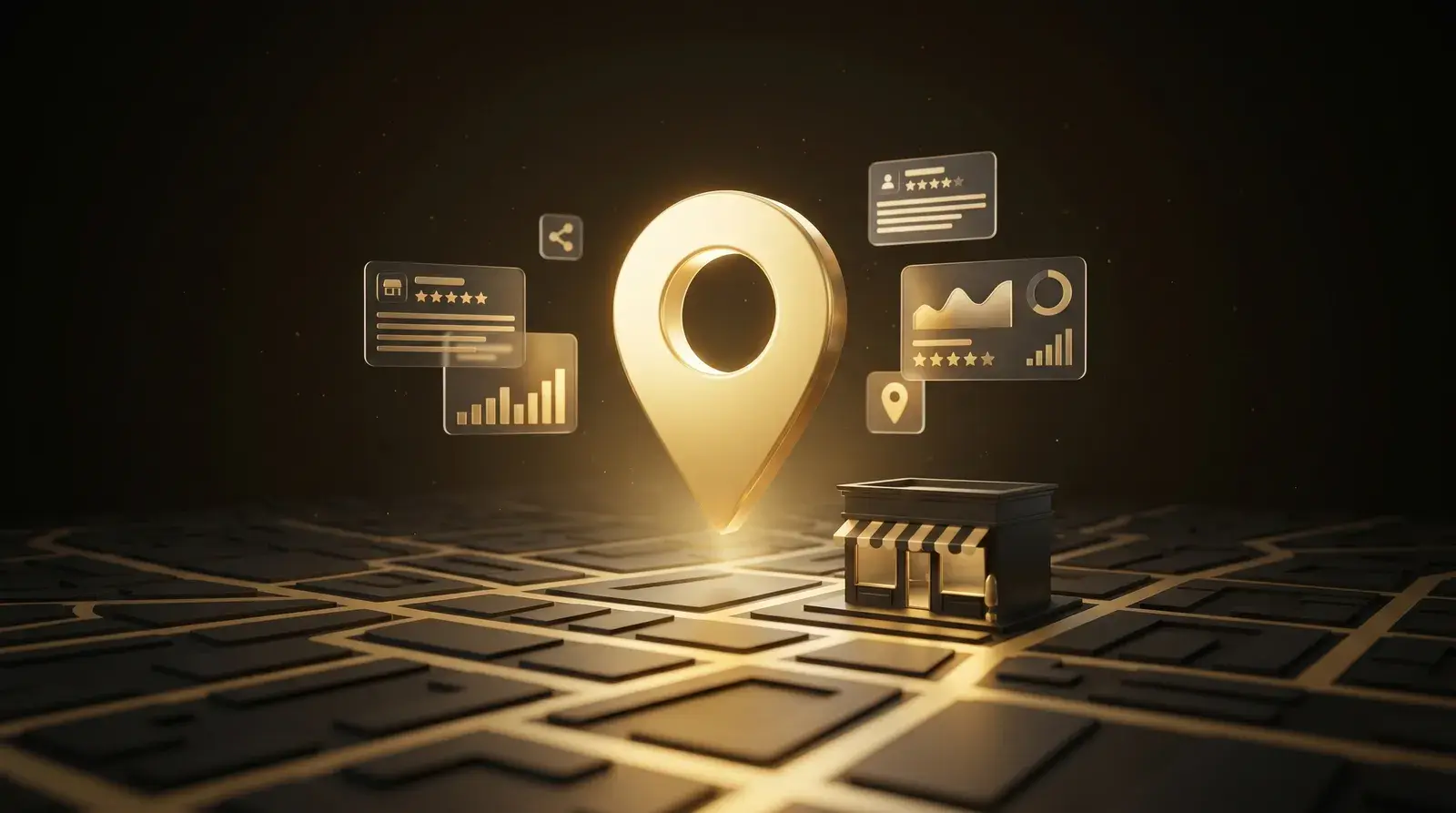 Modernes lokales Ladengeschäft — Google-Business-Profil-Optimierung