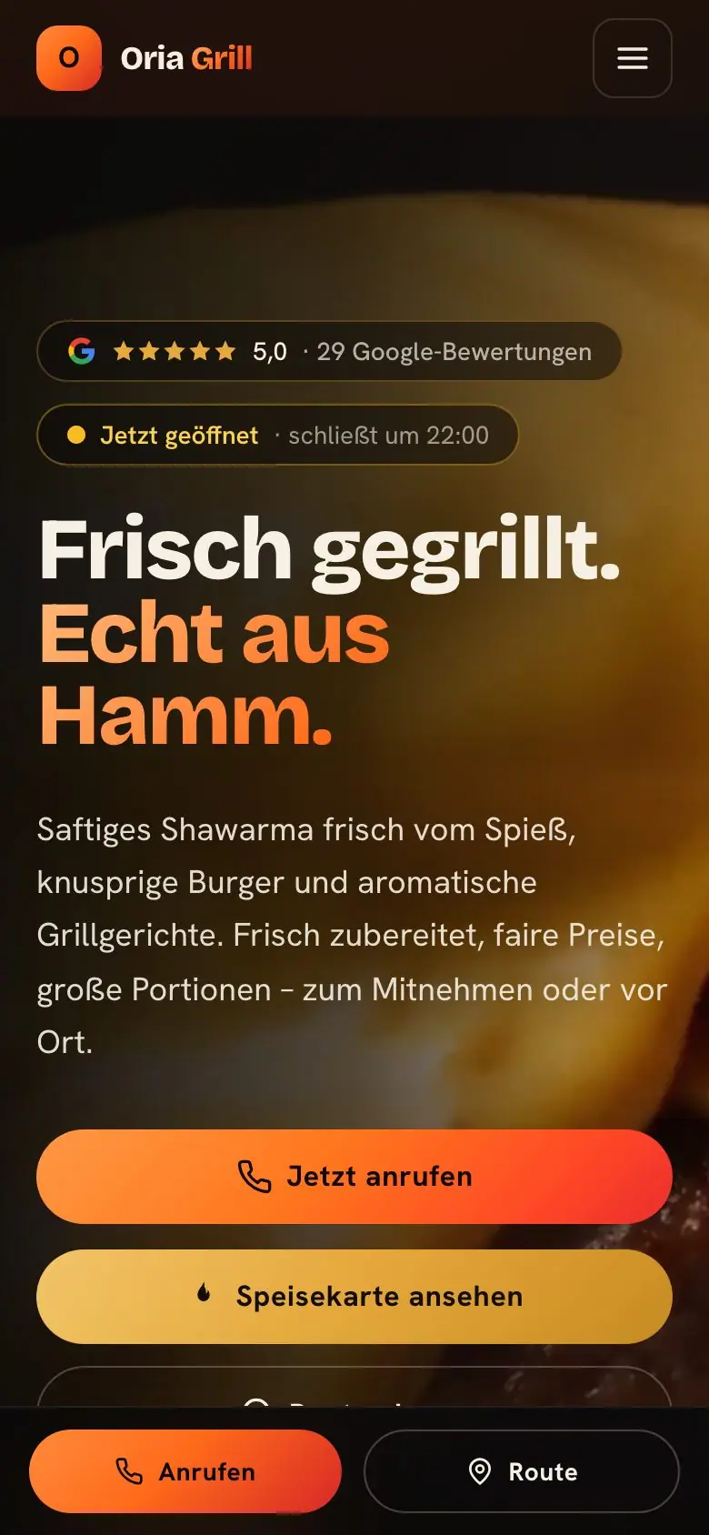 Mobile Ansicht von Shawarma, Burger & Grill
